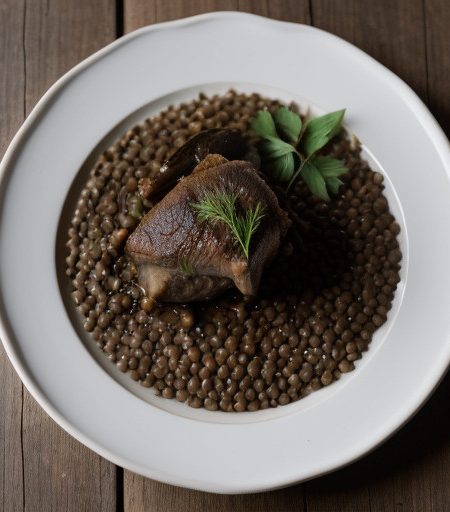 Lamb Shanks With Lentils recipe image