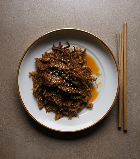 Lamb Shreds With Cellophane Noodles recipe image