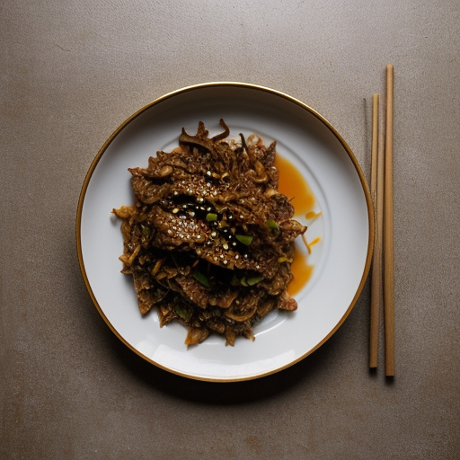 Lamb Shreds With Cellophane Noodles recipe image