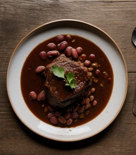 Lamb Stewed W/Beans recipe image