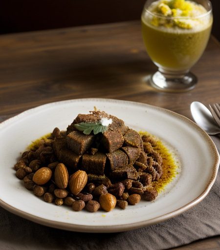 Lamb Tajine With Dates and Almonds recipe image