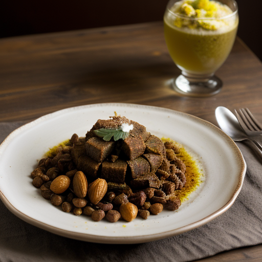 Lamb Tajine With Dates and Almonds recipe image