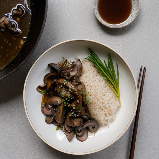 Lamb Teriyaki With Mushrooms recipe image