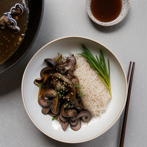 Lamb Teriyaki With Mushrooms recipe image