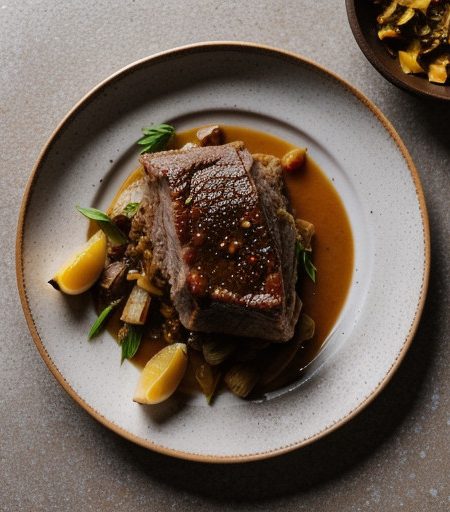 Lamb With Artichokes & Preserved Lemons recipe image