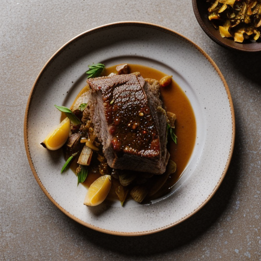 Lamb With Artichokes & Preserved Lemons recipe image