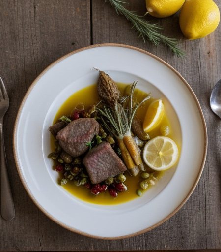 Lamb With Artichokes and Preserved Lemons recipe image