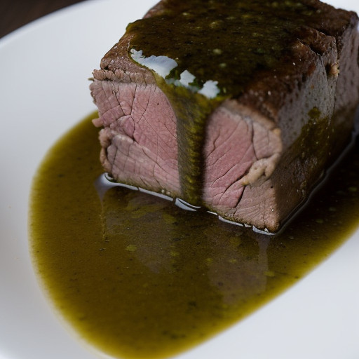 Lamb With Garlic Mint Sauce recipe image