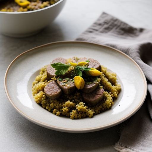 Lamb and Sausage Couscous recipe image
