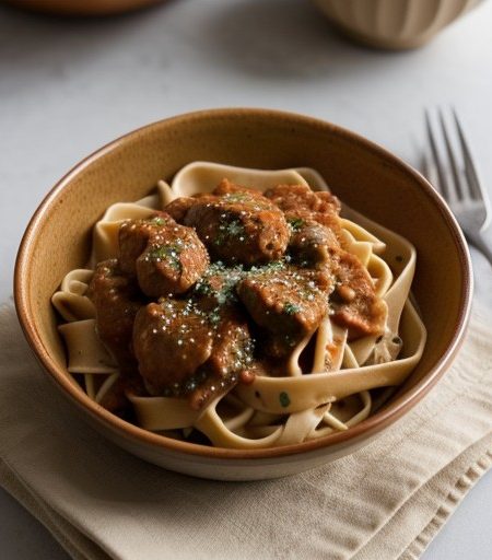 Larry Hagman's Hot-Spicy Turkey Spaguetti Sauce recipe image