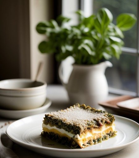Lasagna of Greens and Lemon recipe image