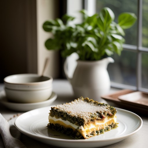 Lasagna of Greens and Lemon recipe image