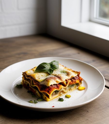 Lasagne With Mediterranean Vegetables (Vegan recipe image