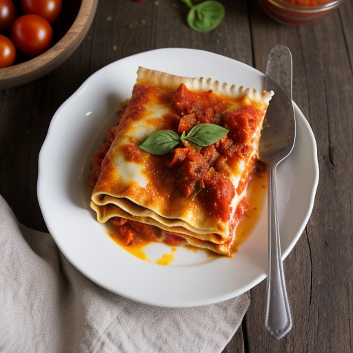Lasagne With Turkey and Fresh Tomato Sauce recipe image