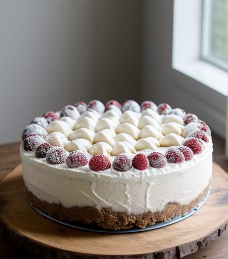 Lattice Cherry Cheesecake recipe image