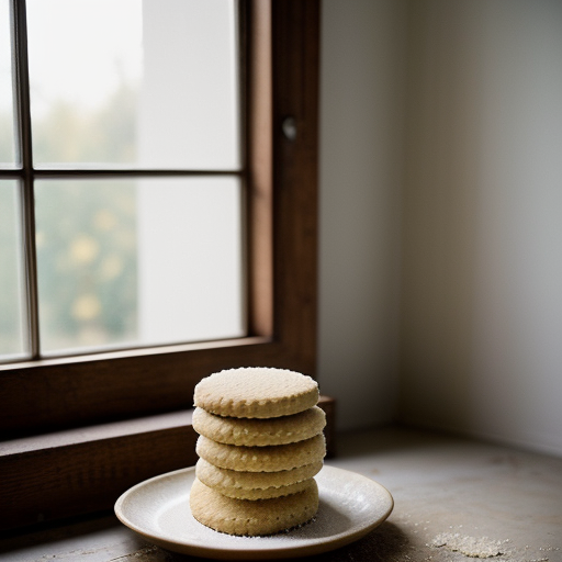 Lavender Shortbread Cookies recipe image