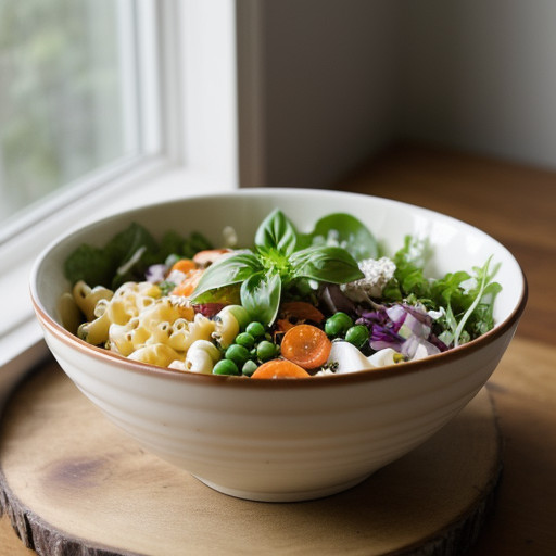 Layered Basil Salad recipe image