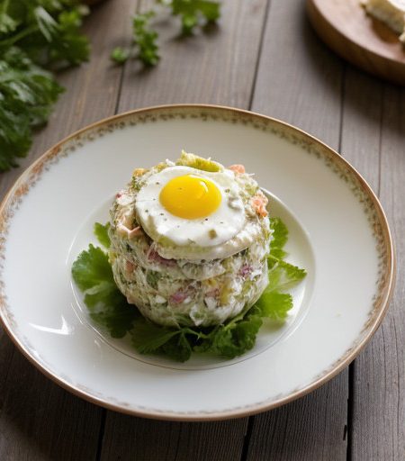 Layered Crab Salad - Gh_9407 recipe image