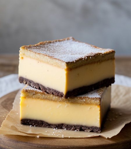 Layered Custard Bars recipe image