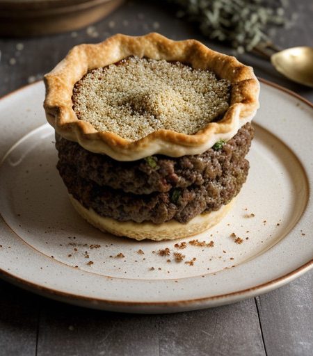Layered Hamburger Pie recipe image