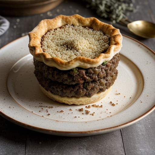 Layered Hamburger Pie recipe image