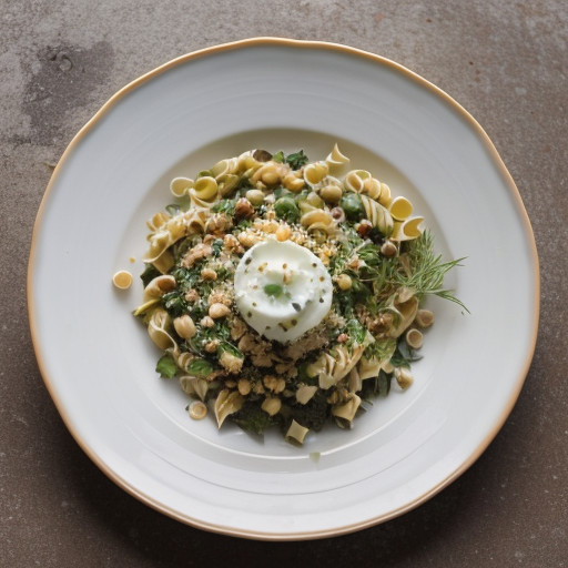 Layered Hazelnut Pasta Garden Salad recipe image