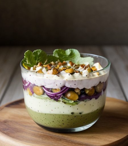 Layered Salad With Cumin-Honey Vinaigrette - Bon Appetit recipe image