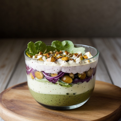 Layered Salad With Cumin-Honey Vinaigrette - Bon Appetit recipe image