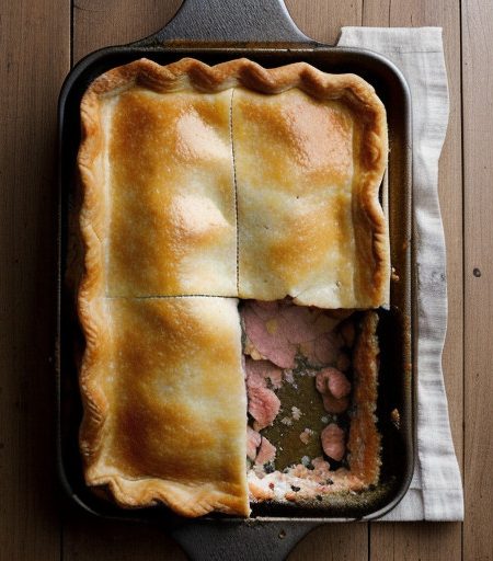 Layered Salmon Pie recipe image