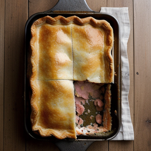 Layered Salmon Pie recipe image