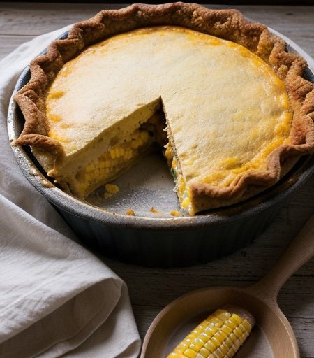 Layered Tamale Pie With Corn, Tomatoes & Cheese recipe image