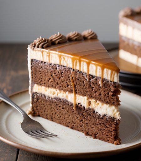 Layered Toffee Cake recipe image