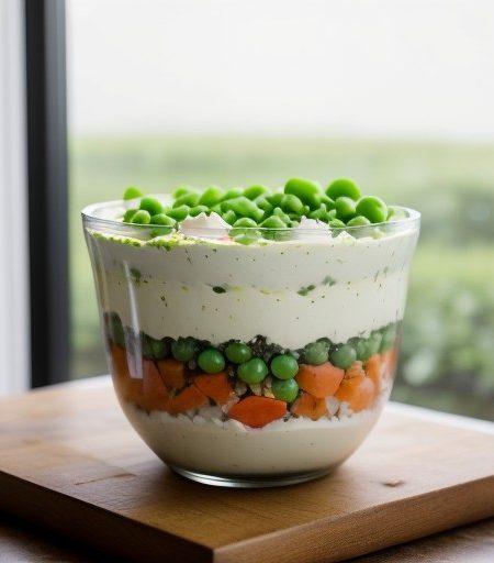 Layered Vegetable Salad recipe image