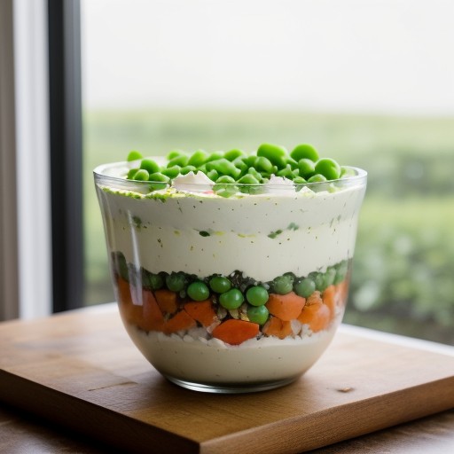 Layered Vegetable Salad recipe image