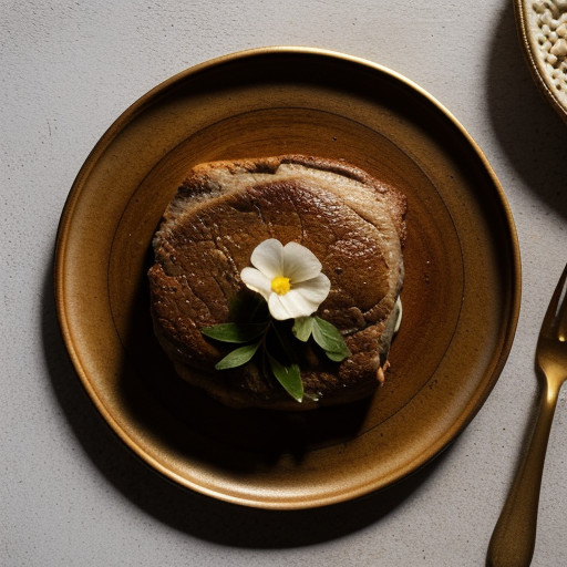 Le Carre d'Agneau Roti a La Fleur De Thym recipe image