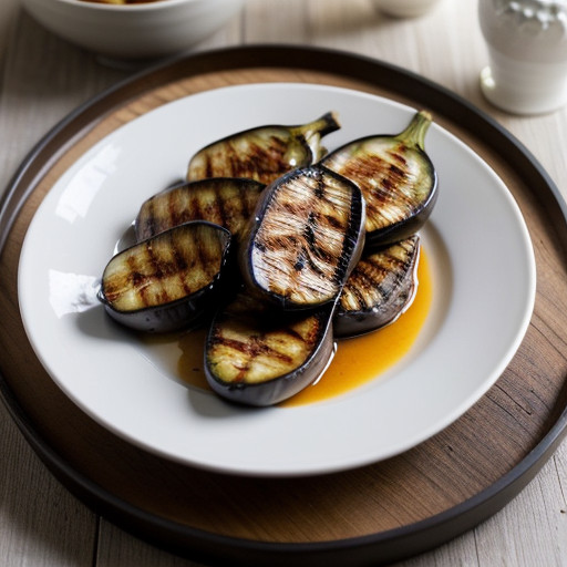 Lebanese Grilled Eggplant recipe image