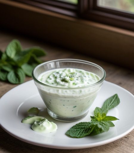 Lebanese Yogurt & Cucumber Salad recipe image