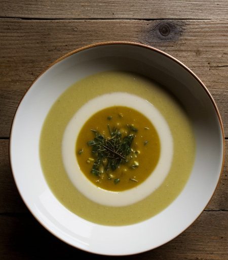 Leek Potato & Celeriac Soup recipe image