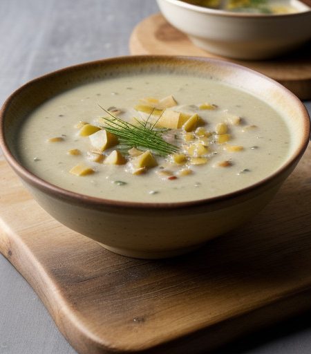 Leek & Potato Soup (Marguerite Patten recipe image