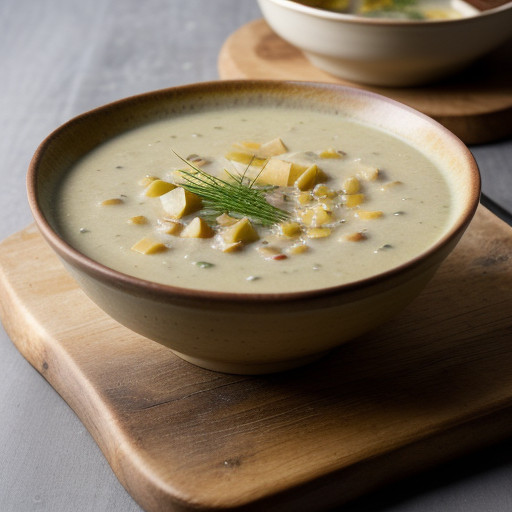 Leek & Potato Soup (Marguerite Patten recipe image