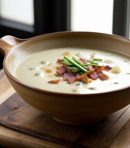 Leek & Potato Soup - SWP Cennin a Thatws(we recipe image