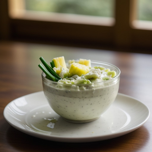 Leek Salad With Pineapple recipe image