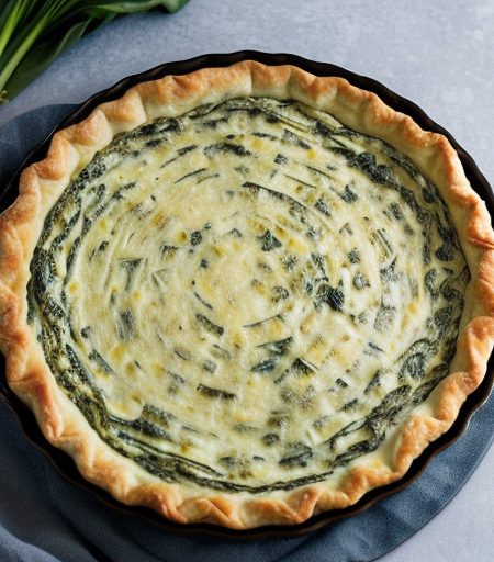 Leek & Spinach Tart recipe image