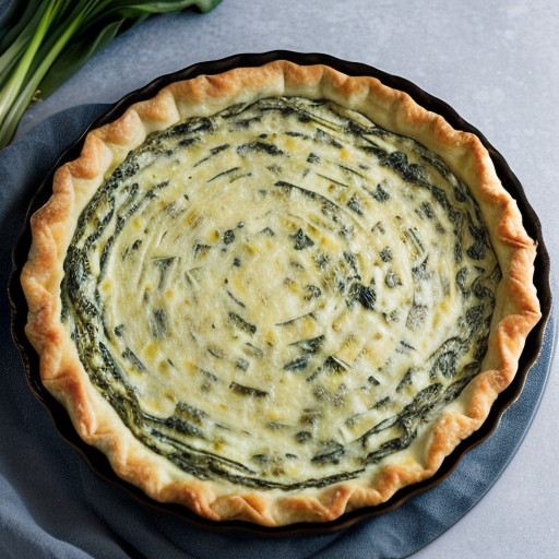 Leek & Spinach Tart recipe image