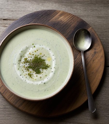 Leek & Stilton Cheese Soup recipe image