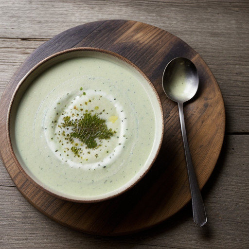 Leek & Stilton Cheese Soup recipe image