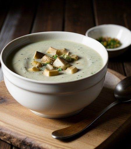 Leek and Artichoke Soup recipe image