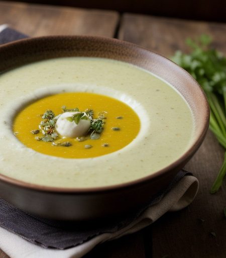 Leek-and-Artichoke Soup recipe image