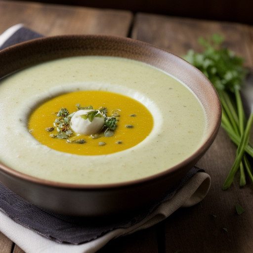 Leek-and-Artichoke Soup recipe image