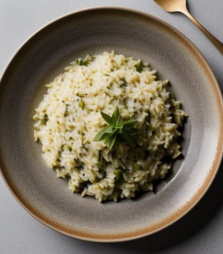 Leek or Courgette Risotto recipe image